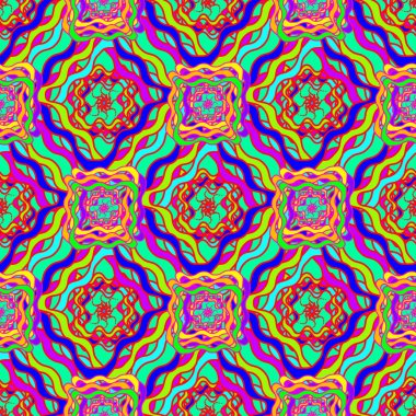 Memphis modern şık doku. Zemin için fütüristik Soyut doku. Geometrik sorunsuz süsleme. Yinelenen Dekorasyon yazdırma. Dikişsiz ilkel geometrik desen. Trendy hipster seamless modeli.