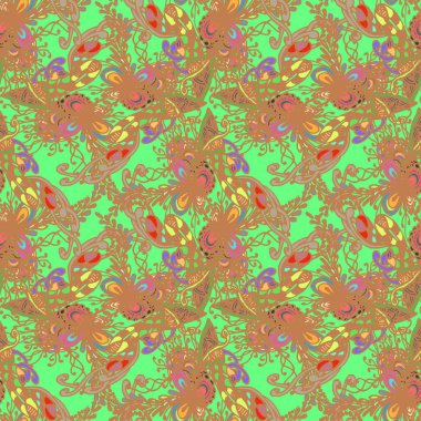 Soyut zarif Dikişsiz desen tasarım çalışmaları için. Vektör çizim 