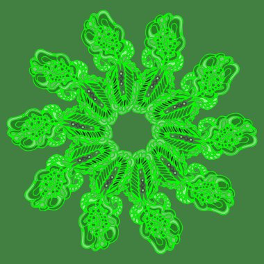 Stil zentangle yeni simetrik mandala doodle ile sanat esin kaynağı oldu. Duvar kağıdı, desen dolgularını, web sayfaları, yüzey dokuları için dekoratif nesne-ebilmek var olmak kullanılmış.