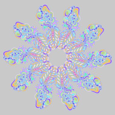 Stil zentangle yeni simetrik mandala doodle ile sanat esin kaynağı oldu. Duvar kağıdı, desen dolgularını, web sayfaları, yüzey dokuları için dekoratif nesne-ebilmek var olmak kullanılmış.