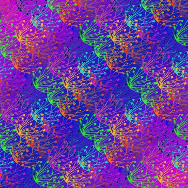 Soyut seamless modeli el yapımı doodle ile yeni tasarım çalışmaları için. Zentangle sanat tarzı ilham.