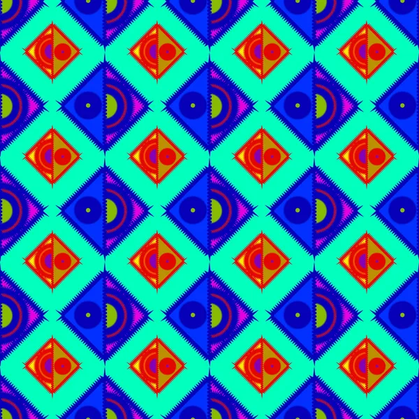Memfis Stil Abstrakt Bakgrund Geometriska Sömlösa Mönster Upprepande Dekoration Print — Stock vektor