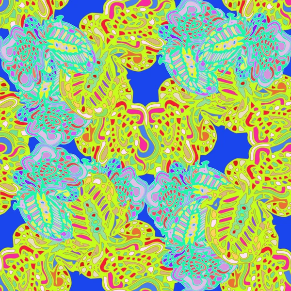 Çizgi film handdrawn el yapımı ve dikiş karalamalar seamless modeli. 