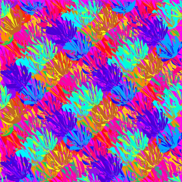 Abstrait Géométrique Coloré Motif Sans Couture Pour Arrière Plan — Image vectorielle