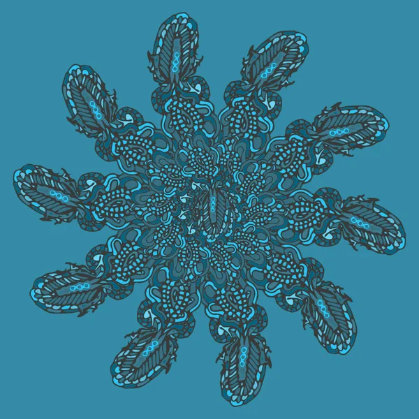 Stil zentangle yeni simetrik mandala doodle ile sanat esin kaynağı oldu. Duvar kağıdı, desen dolgularını, web sayfaları, yüzey dokuları için dekoratif nesne-ebilmek var olmak kullanılmış.