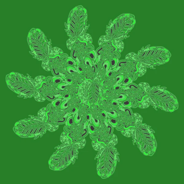 Stil zentangle yeni simetrik mandala doodle ile sanat esin kaynağı oldu. Duvar kağıdı, desen dolgularını, web sayfaları, yüzey dokuları için dekoratif nesne-ebilmek var olmak kullanılmış.