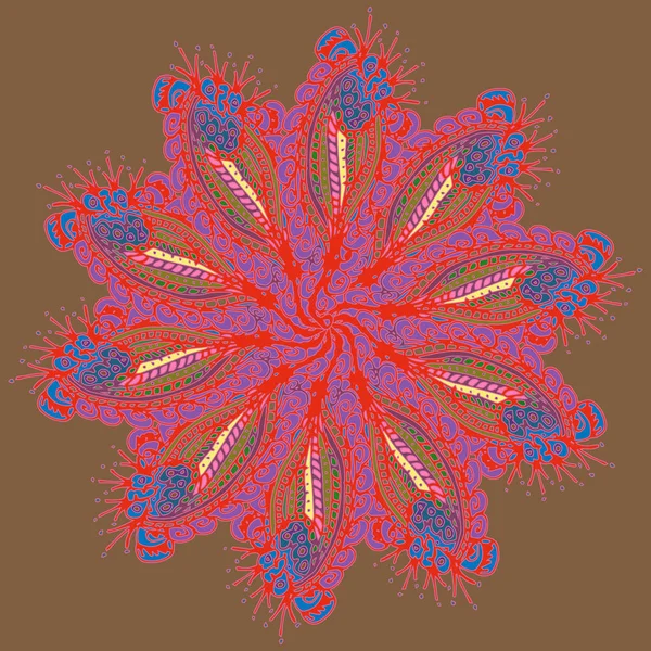 Stil zentangle yeni simetrik mandala doodle ile sanat esin kaynağı oldu. Duvar kağıdı, desen dolgularını, web sayfaları, yüzey dokuları için dekoratif nesne-ebilmek var olmak kullanılmış.