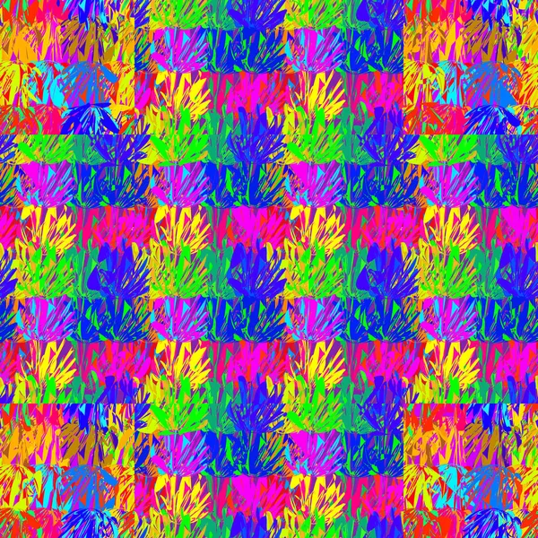 Patrón Sin Costura Colorido Abstracto Para Fondo Ilustración Del Vector — Vector de stock