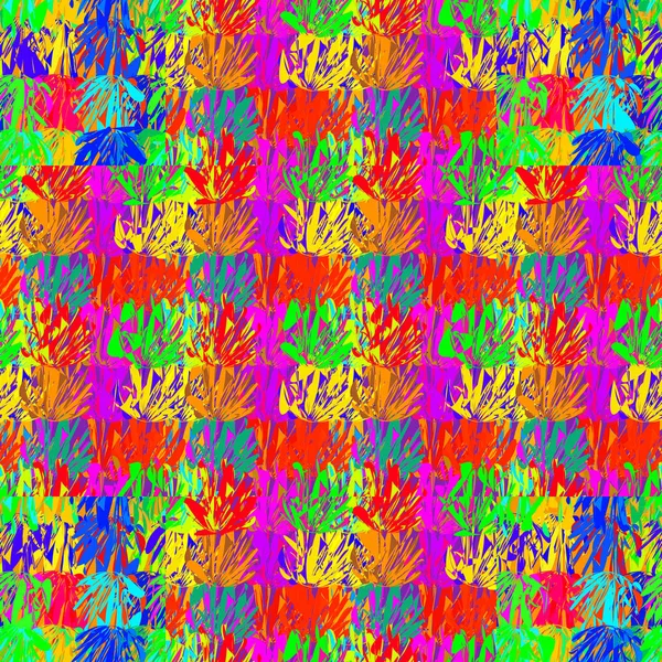 Patrón Sin Costura Colorido Abstracto Para Fondo Ilustración Del Vector — Vector de stock