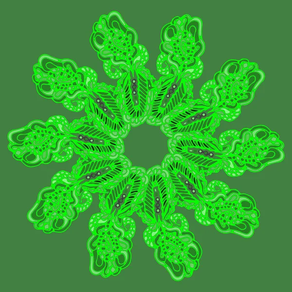 Stil zentangle yeni simetrik mandala doodle ile sanat esin kaynağı oldu. Duvar kağıdı, desen dolgularını, web sayfaları, yüzey dokuları için dekoratif nesne-ebilmek var olmak kullanılmış.