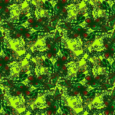 Soyut zarif Dikişsiz desen tasarım çalışmaları için. Vektör çizim 