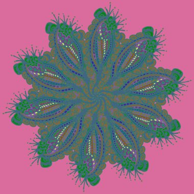 Stil zentangle yeni simetrik mandala doodle ile sanat esin kaynağı oldu. Duvar kağıdı, desen dolgularını, web sayfaları, yüzey dokuları için dekoratif nesne-ebilmek var olmak kullanılmış.