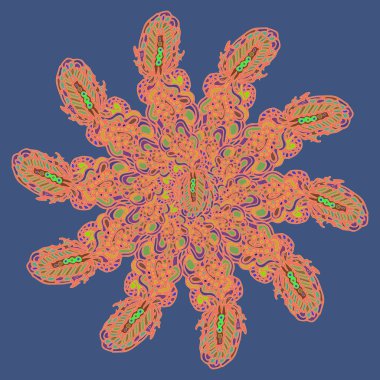 Stil zentangle yeni simetrik mandala doodle ile sanat esin kaynağı oldu. Duvar kağıdı, desen dolgularını, web sayfaları, yüzey dokuları için dekoratif nesne-ebilmek var olmak kullanılmış.