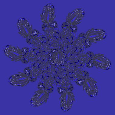 Stil zentangle yeni simetrik mandala doodle ile sanat esin kaynağı oldu. Duvar kağıdı, desen dolgularını, web sayfaları, yüzey dokuları için dekoratif nesne-ebilmek var olmak kullanılmış.