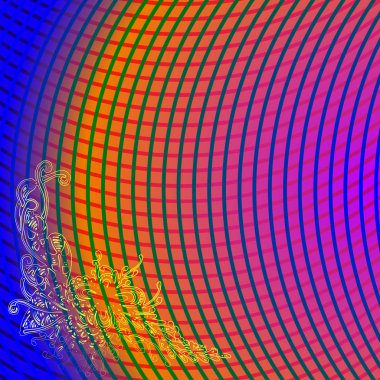 Arkaplan için soyut geometrik renkli desen. vektör illüstrasyonu 