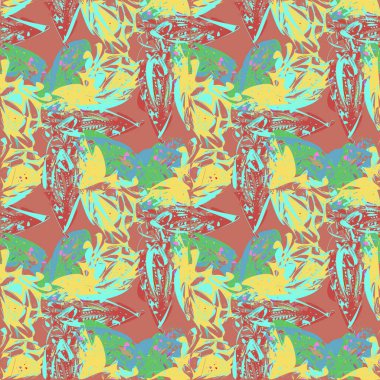 Soyut renkli Dikişsiz desen arka planı için. 