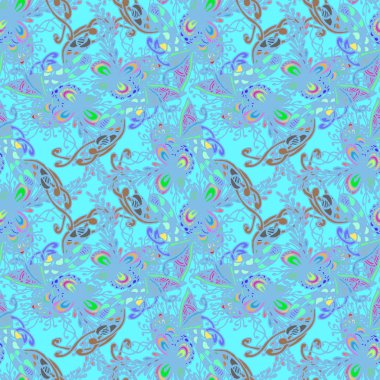 Soyut zarif Dikişsiz desen tasarım çalışmaları için. Vektör çizim 