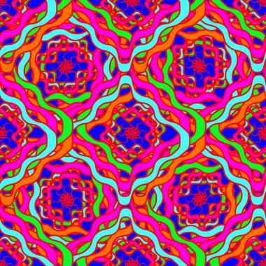 Memphis tarzı zemin. Geometrik seamless modeli.