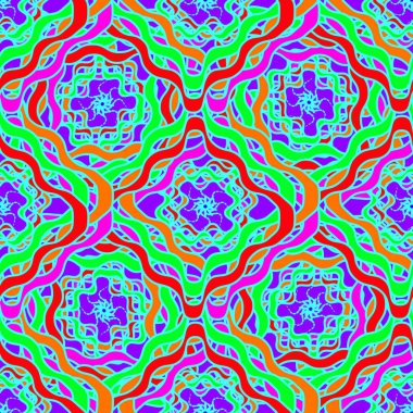 Memphis tarzı zemin. Geometrik seamless modeli.