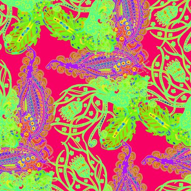 Çizgi film handdrawn el yapımı ve dikiş karalamalar seamless modeli. 