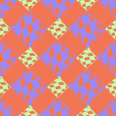Soyut geometrik renkli Dikişsiz desen arka plan için. Duvar kağıdı, desen dolgularını, web sayfası arka planı, yüzey dokuları için dekoratif zemin-ebilmek var olmak kullanılmış.