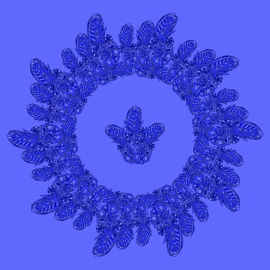 Stil zentangle yeni simetrik mandala sanat doodle ile esinlenerek.. 