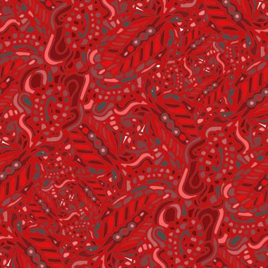 Tekstil tasarımı için çok renkli soyut seamless modeli