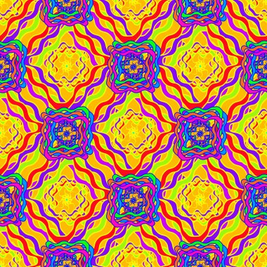 Memphis tarzı zemin. Geometrik seamless modeli.