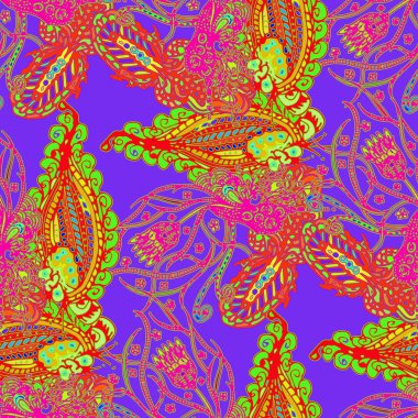 Çizgi film handdrawn el yapımı ve dikiş karalamalar seamless modeli. 