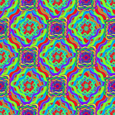 Memphis tarzı zemin. Geometrik seamless modeli.