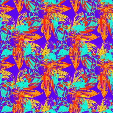 Soyut renkli Dikişsiz desen arka planı için. 