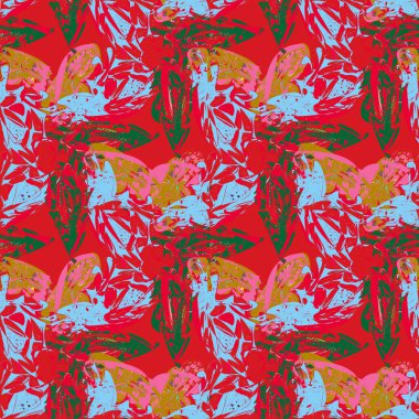 Arka plan, vektör çizim için soyut renkli seamless modeli