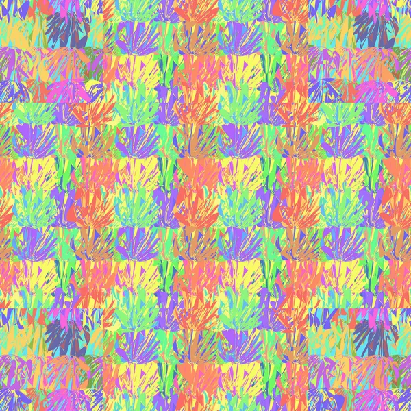 Patrón Sin Costura Colorido Abstracto Para Fondo Ilustración Del Vector — Vector de stock