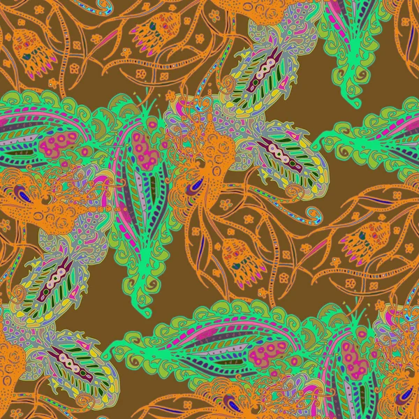 Çizgi film handdrawn el yapımı ve dikiş karalamalar seamless modeli. 