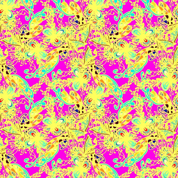 Soyut zarif Dikişsiz desen tasarım çalışmaları için.