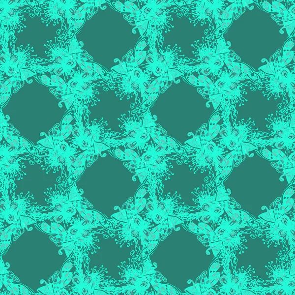 Abstract Seamless Pattern New Design Work Handmade Doodle Zentangle Inspired — Stock Vector