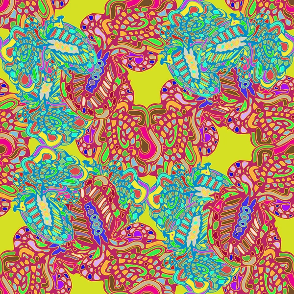 Soyut Dikişsiz renkli desen, vektör çizim