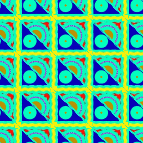 Memfis Stil Abstrakten Hintergrund Geometrisches Nahtloses Muster Wiederholter Dekorationsdruck Nahtloser — Stockvektor