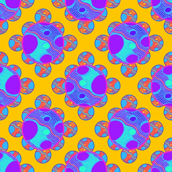 Abstrait Géométrique Coloré Motif Sans Couture Pour Arrière Plan — Image vectorielle