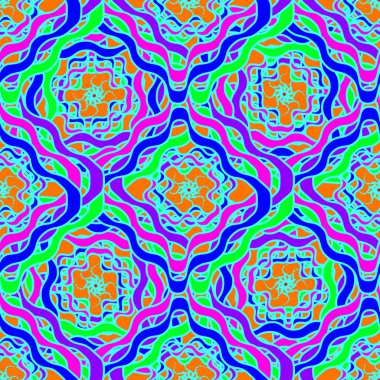 Memphis tarzı zemin. Geometrik seamless modeli.