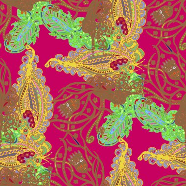 Çizgi film handdrawn el yapımı ve dikiş karalamalar seamless modeli. 