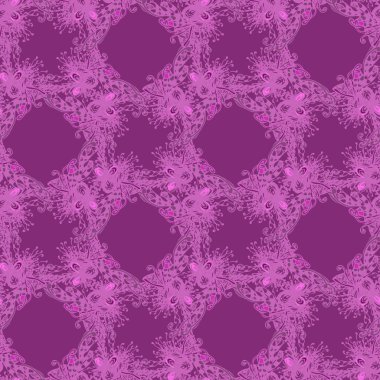 Soyut seamless modeli el yapımı doodle ile yeni tasarım çalışmaları için. Zentangle sanat tarzı esin kaynağı oldu. Vektör çizim 