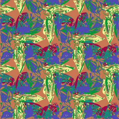 Arka plan, vektör çizim için soyut renkli seamless modeli