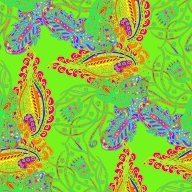 Çizgi film handdrawn el yapımı ve dikiş karalamalar seamless modeli. 