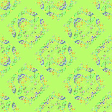 Soyut zarif Dikişsiz desen tasarım çalışmaları için.