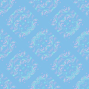 Soyut geometrik Dikişsiz desen tasarım çalışmaları için.