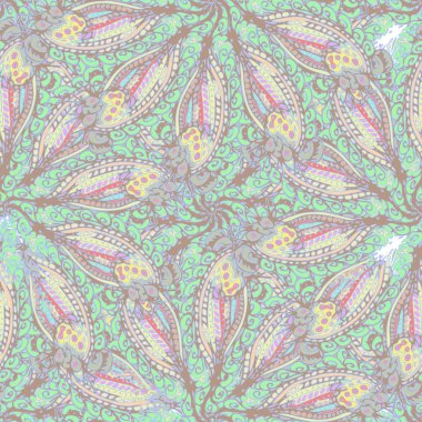 Soyut Dikişsiz renkli desen, vektör çizim