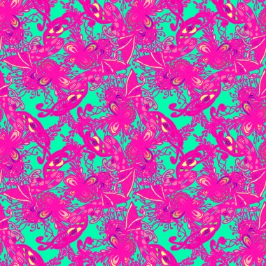 Soyut zarif Dikişsiz desen tasarım çalışmaları için.