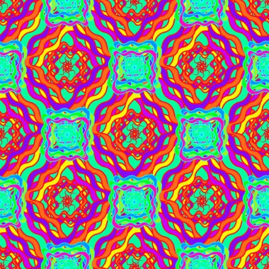 Memphis tarzı zemin. Geometrik seamless modeli.