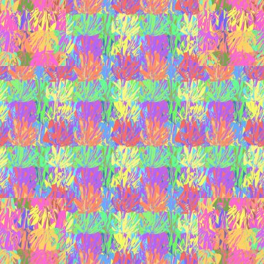 Arka plan, vektör çizim için soyut renkli seamless modeli